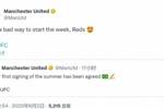 今夏首签！曼联社媒转发签下库尼亚官宣：这周的开端还不错
